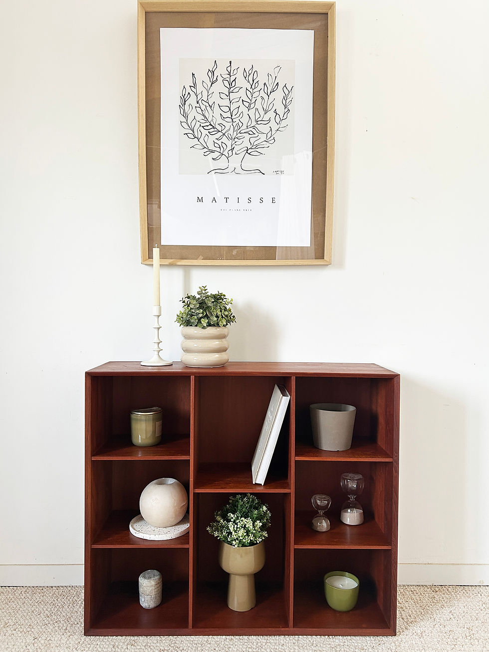 Bibliothèque en teck Peter Hvidt et Orla Mølgaard Nielsen 50's