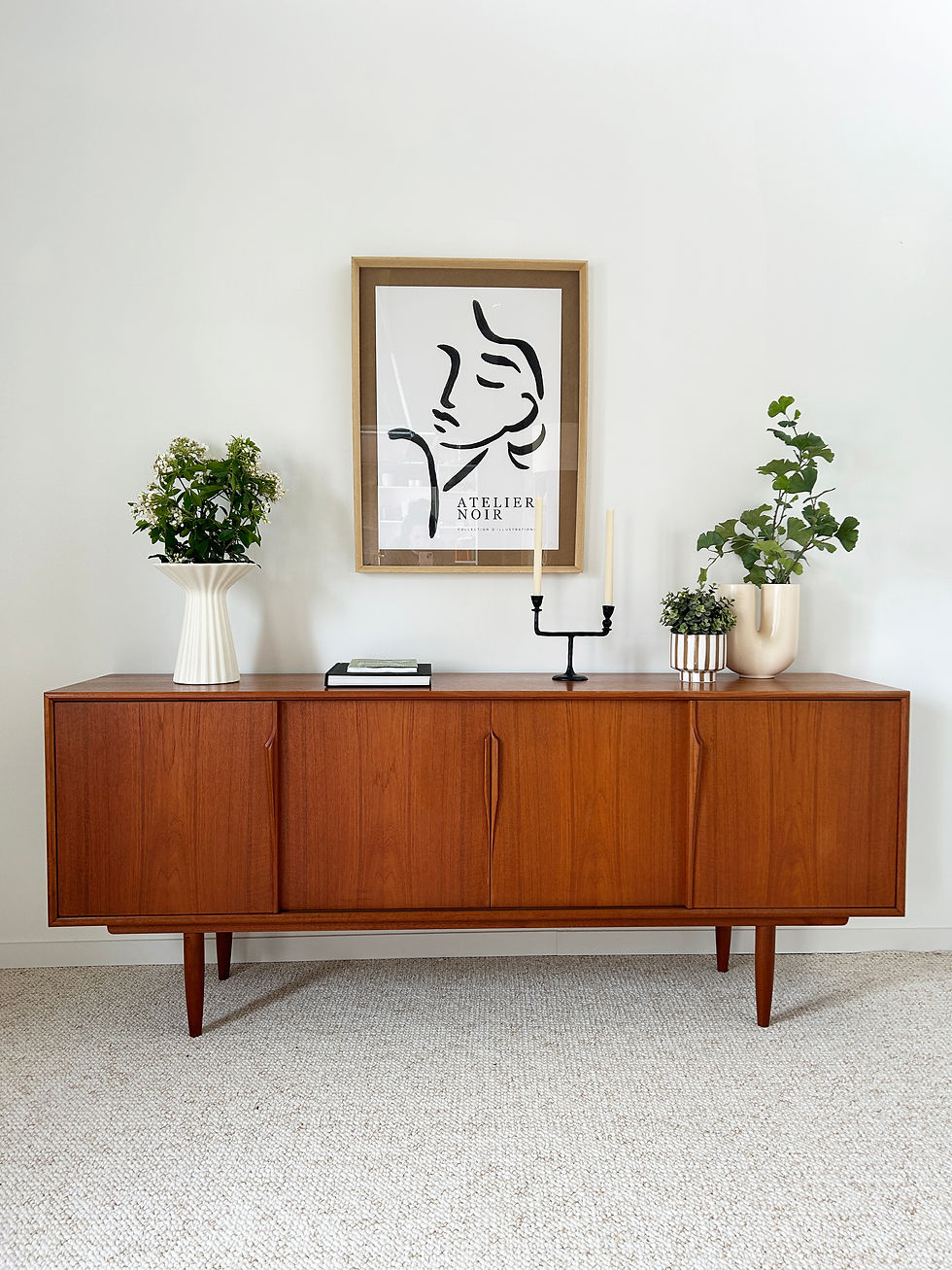 Enfilade danoise teck Axel Christensen 60's