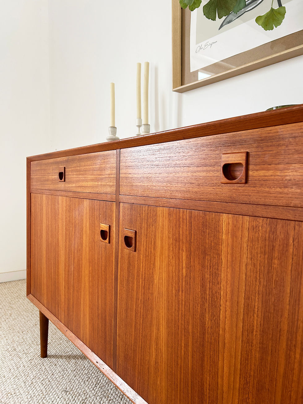 Miniature : Petite enfilade en teck Erik Brouer 60's