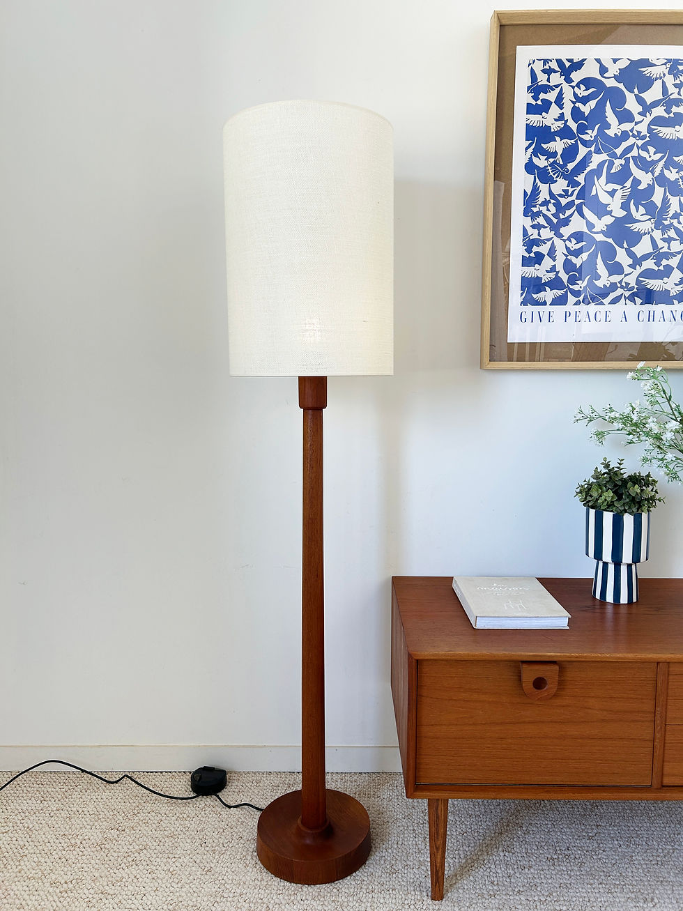 Lampadaire scandinave vintage 60's