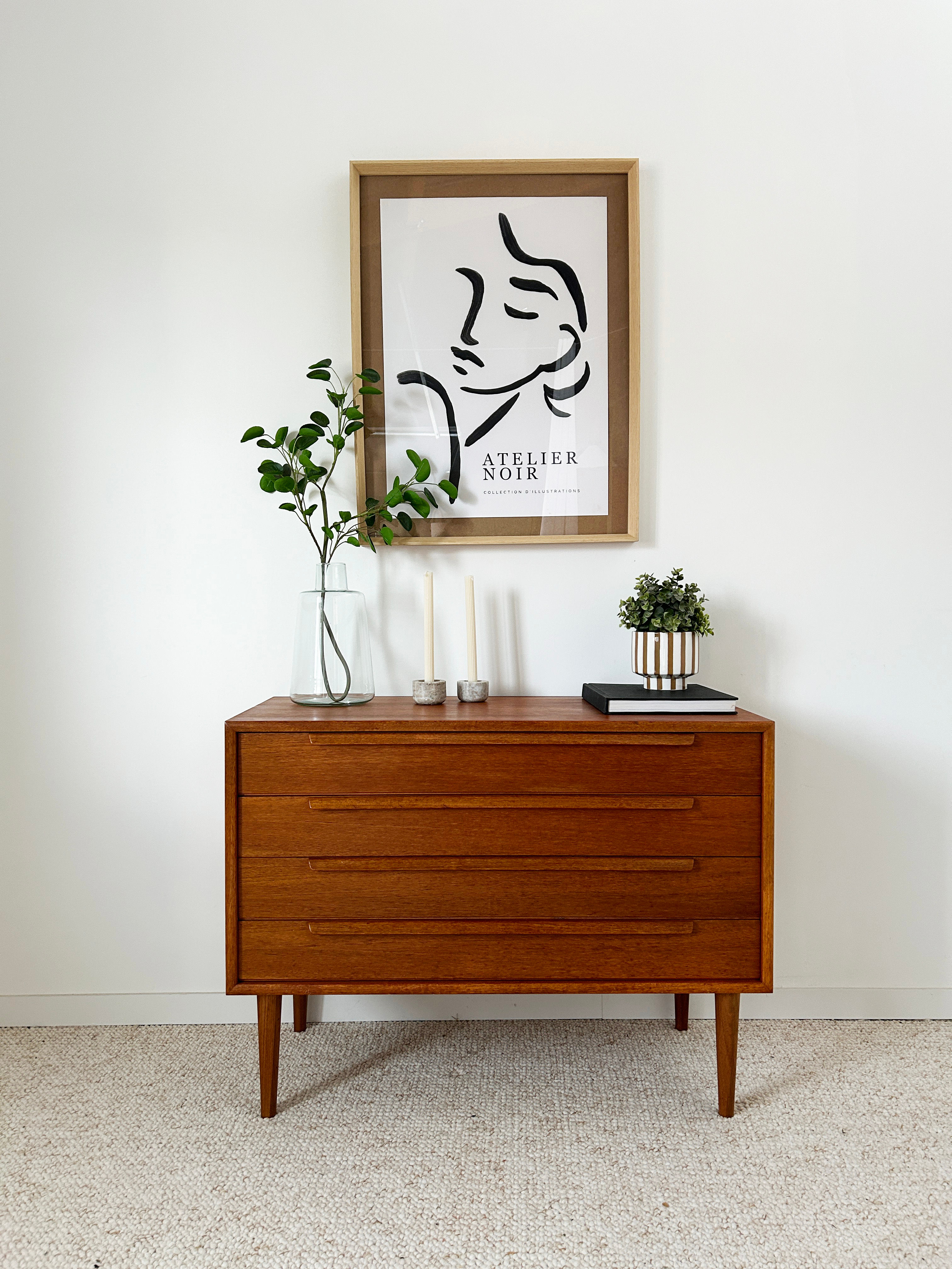 Commode danoise en teck 60's