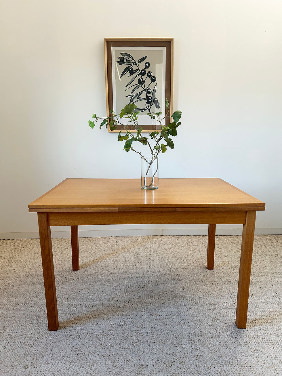 Miniature : Table à manger scandinave en chêne 60's