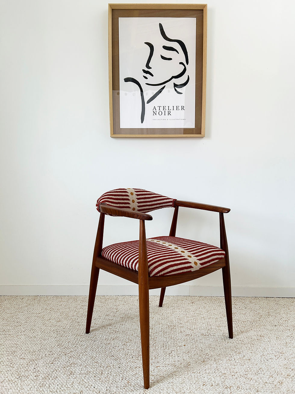 Fauteuil de bureau Thomas Harlev Farstrup 60's