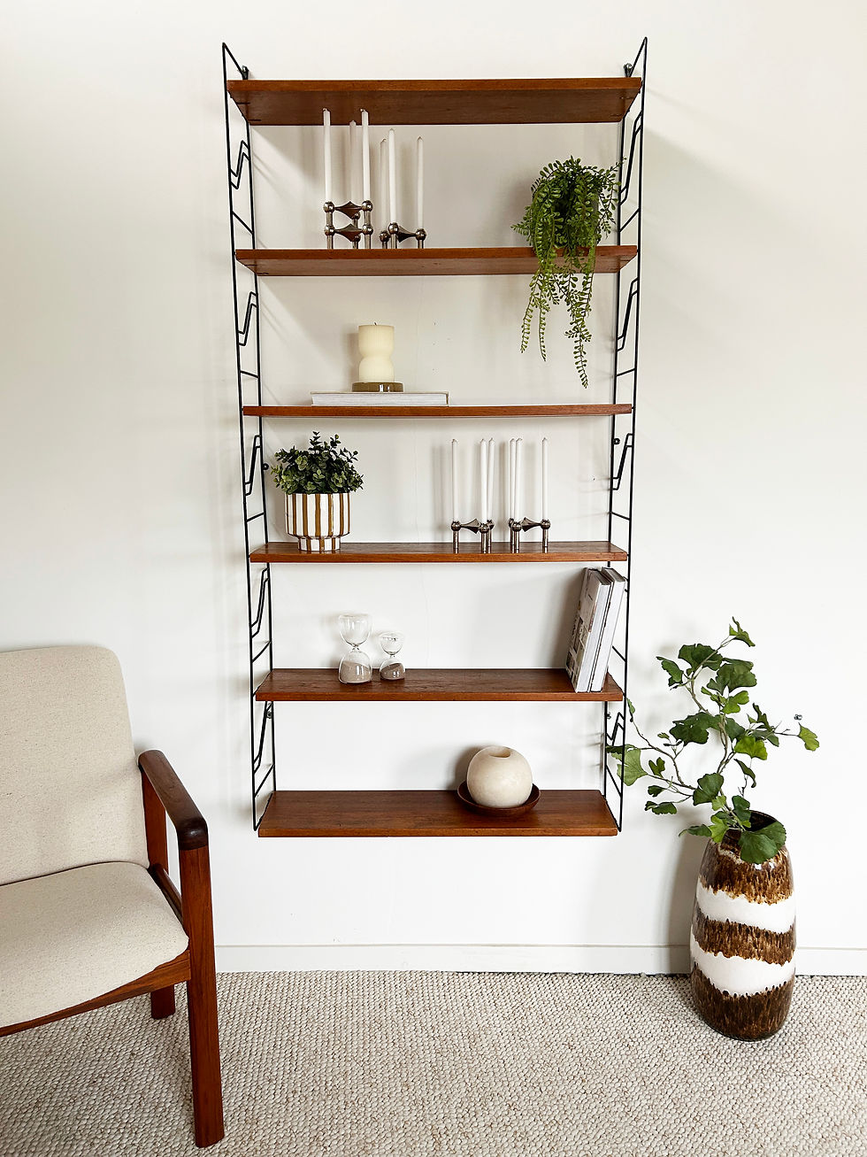 Etagères murale zig zag vintage