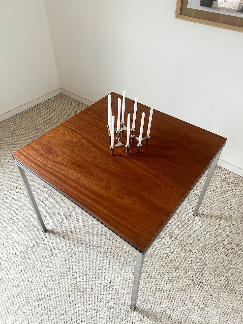 Miniature : Table à manger extensible en palissandre Wilhelm Renz