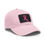 Thumbnail: Heartfelt Support Dad Hat with Leather Patch - Pink Ribbon Awareness Cap