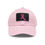 Thumbnail: Heartfelt Support Dad Hat with Leather Patch - Pink Ribbon Awareness Cap