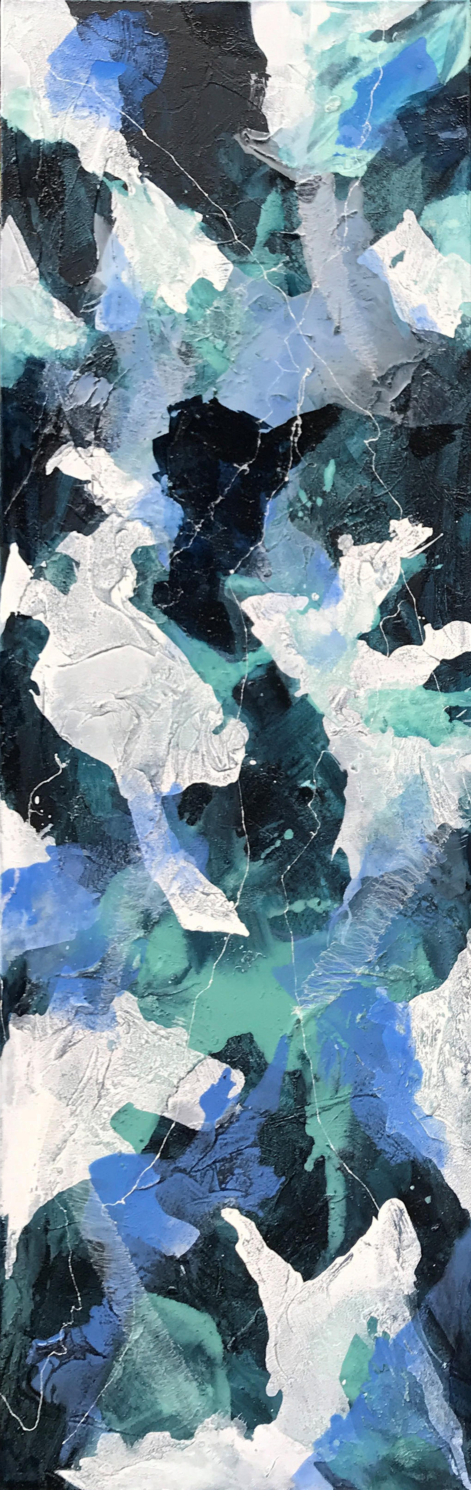 Alvin I - modern informal artwork on canvas 