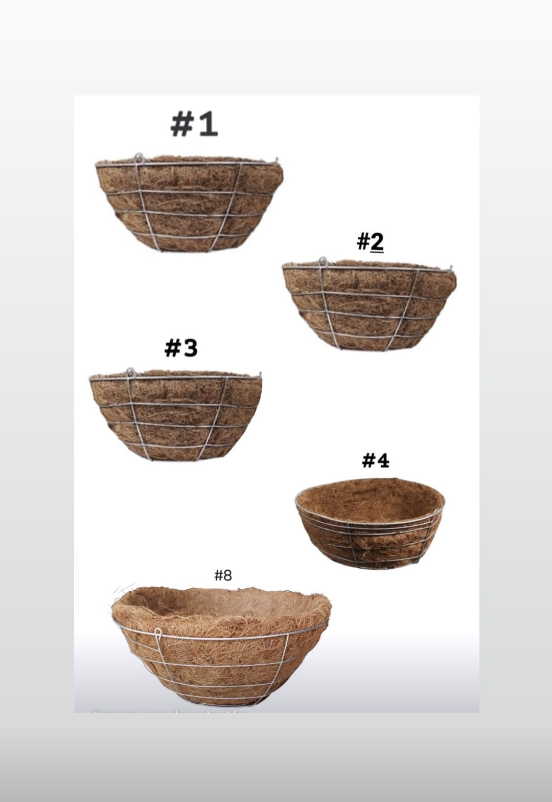 Canastas de Alambre C/soporte