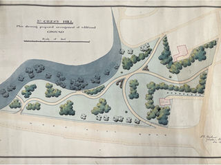 Uncovering early designs for St Giles Hill Park