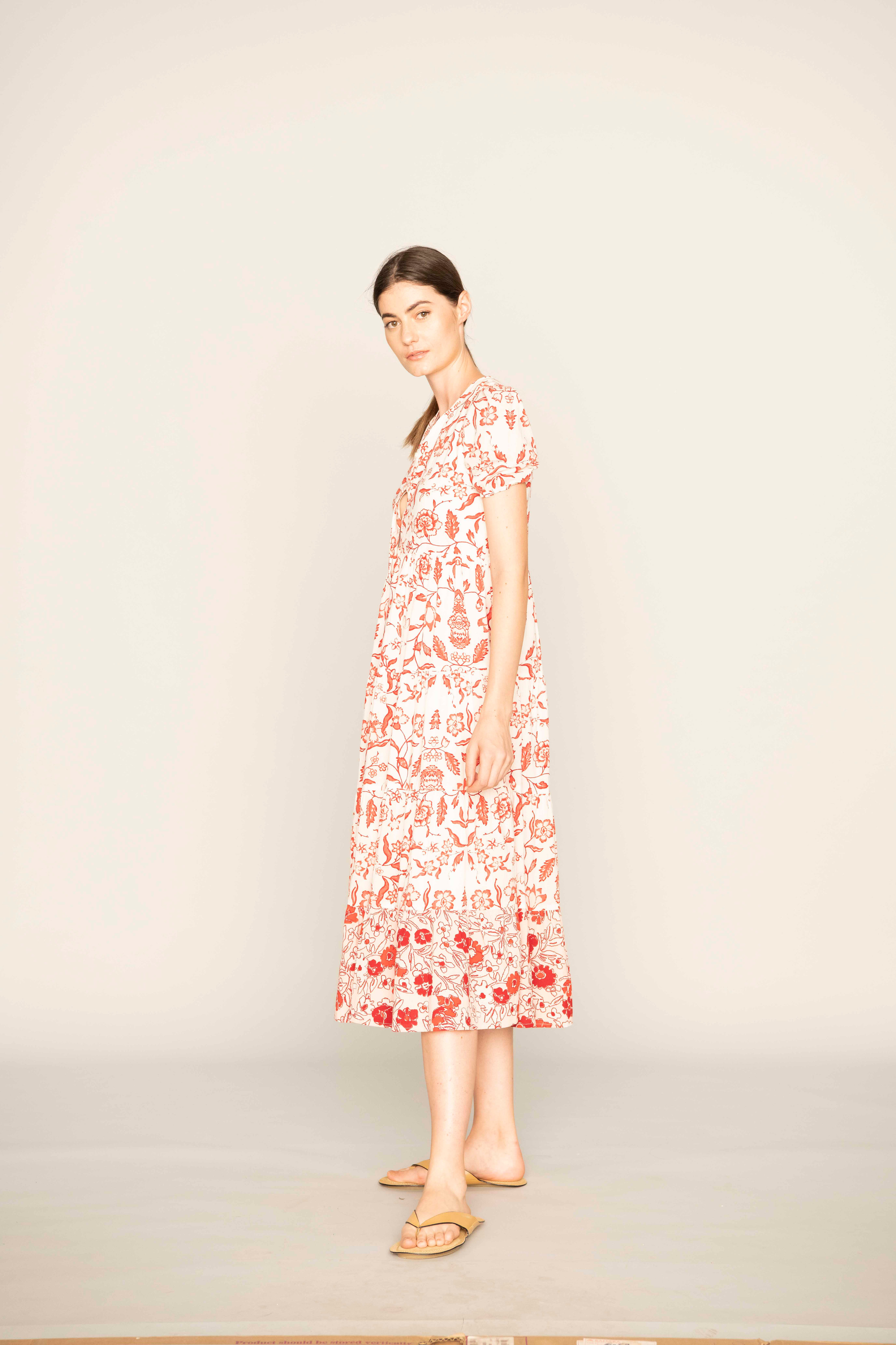 Daphne Dress - Benjamin (Pink and Blue 