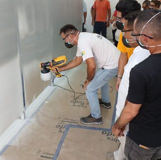 Iquine e WBR levam inovação em pintura mecanizada para profissionais do Ceará