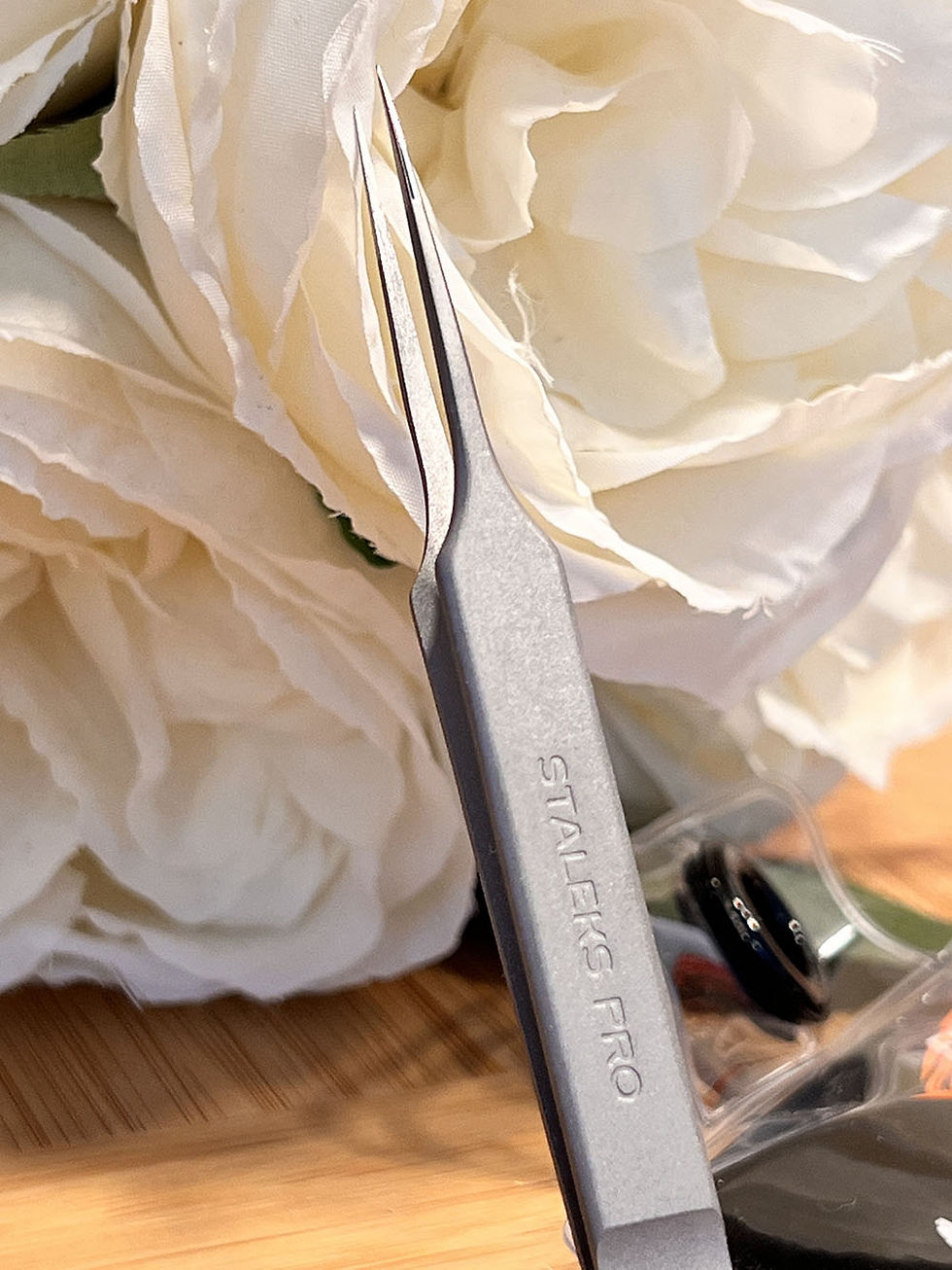 Thumbnail: STALEKS PRO Eyelash Tweezer 40-10 乌克兰美睫直镊 40-10