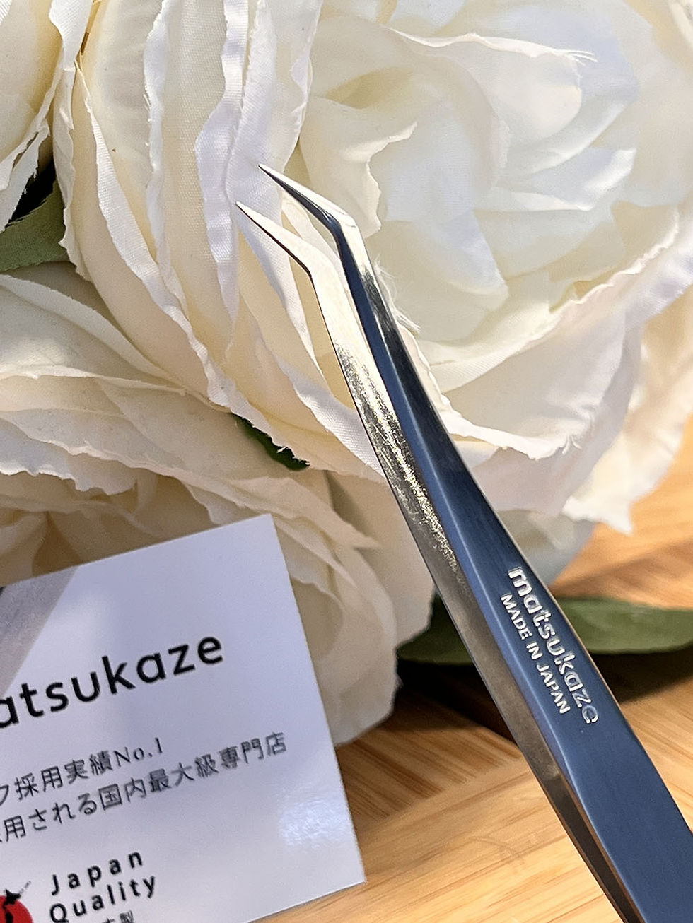 Thumbnail: Matsukaze 日本松风美睫开花镊Stainless steel Safety Eyelash Tweezer for Volume Lash