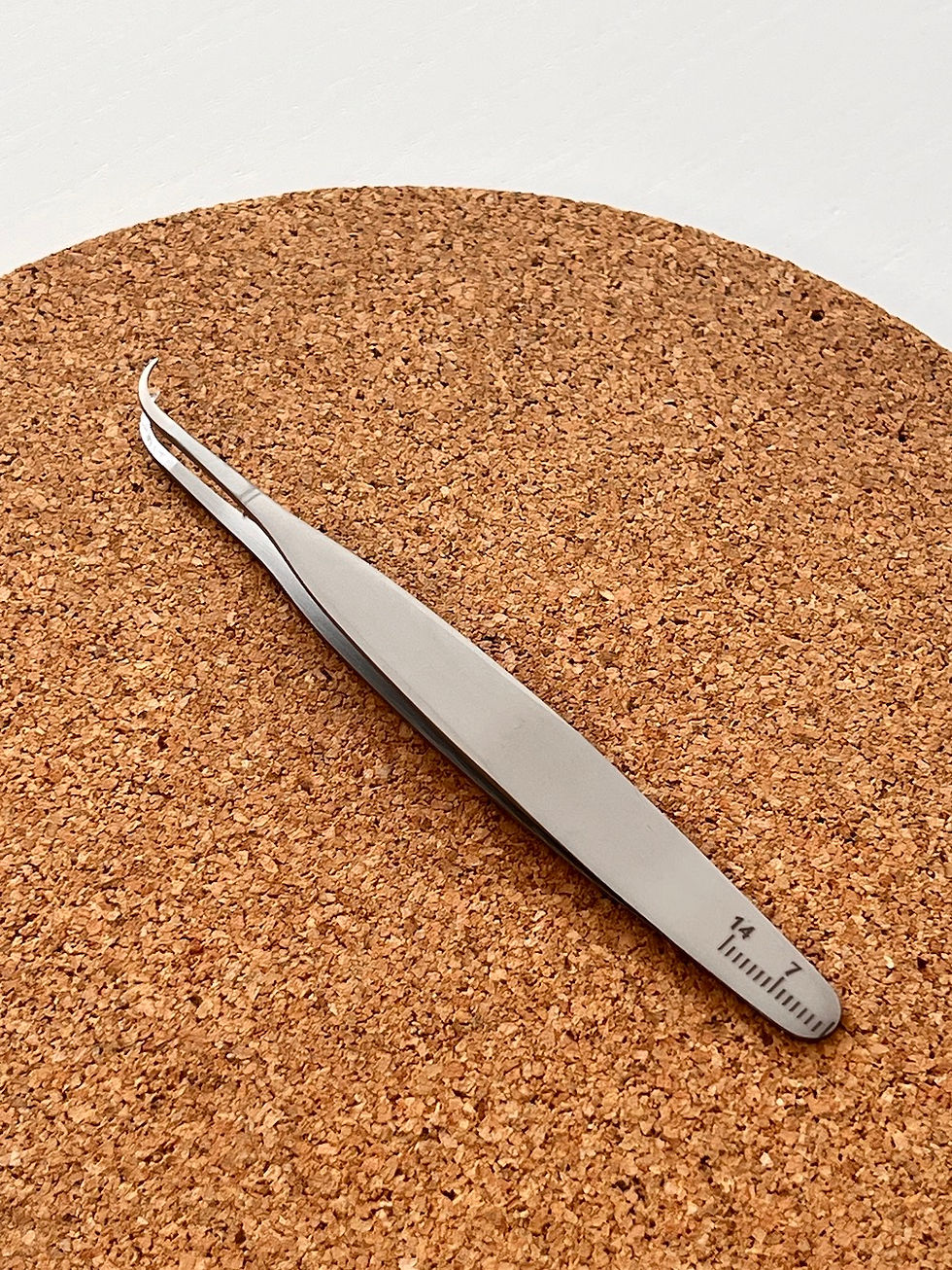 Thumbnail: STALEKS PRO (Light Style)Eyelash Tweezer 40-6