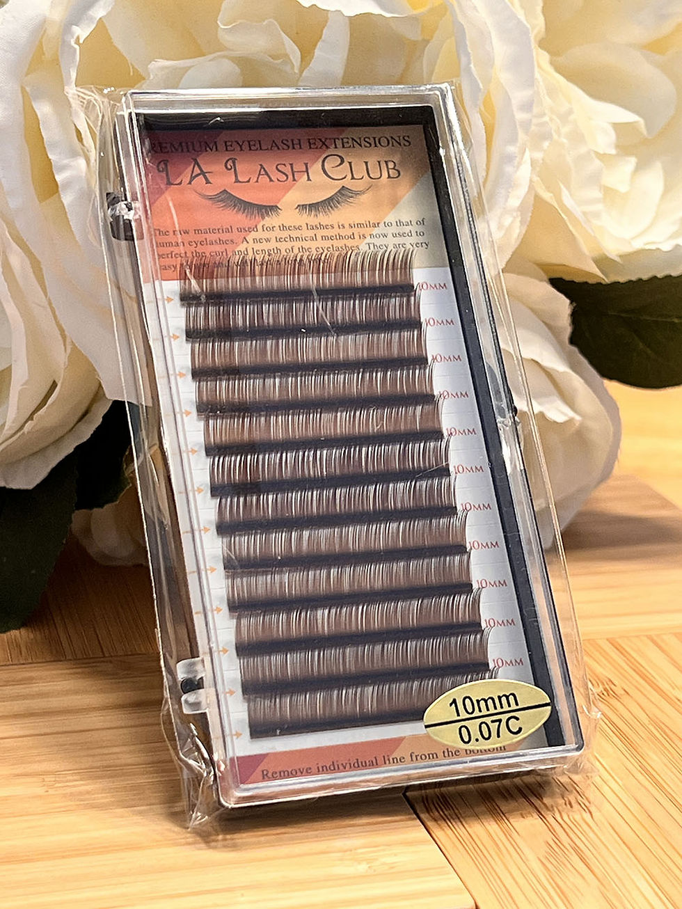 Thumbnail: LASH CLUB美睫棕色毛0.07 C Curl 8-15mm Brown Color Lash