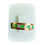 Miniatura: Anillo Plata Ley 950 y Oro 14k Cintillo Moderno Circones Verdes
