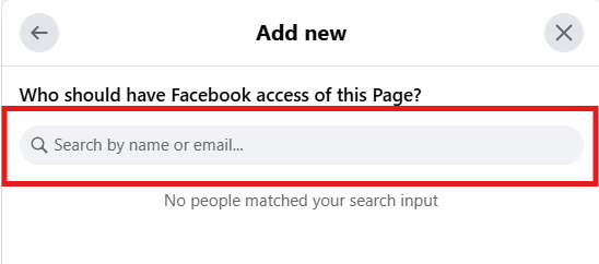 Search Lookup of Facebook Users