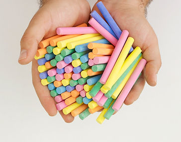 Colorful Chalk Sticks