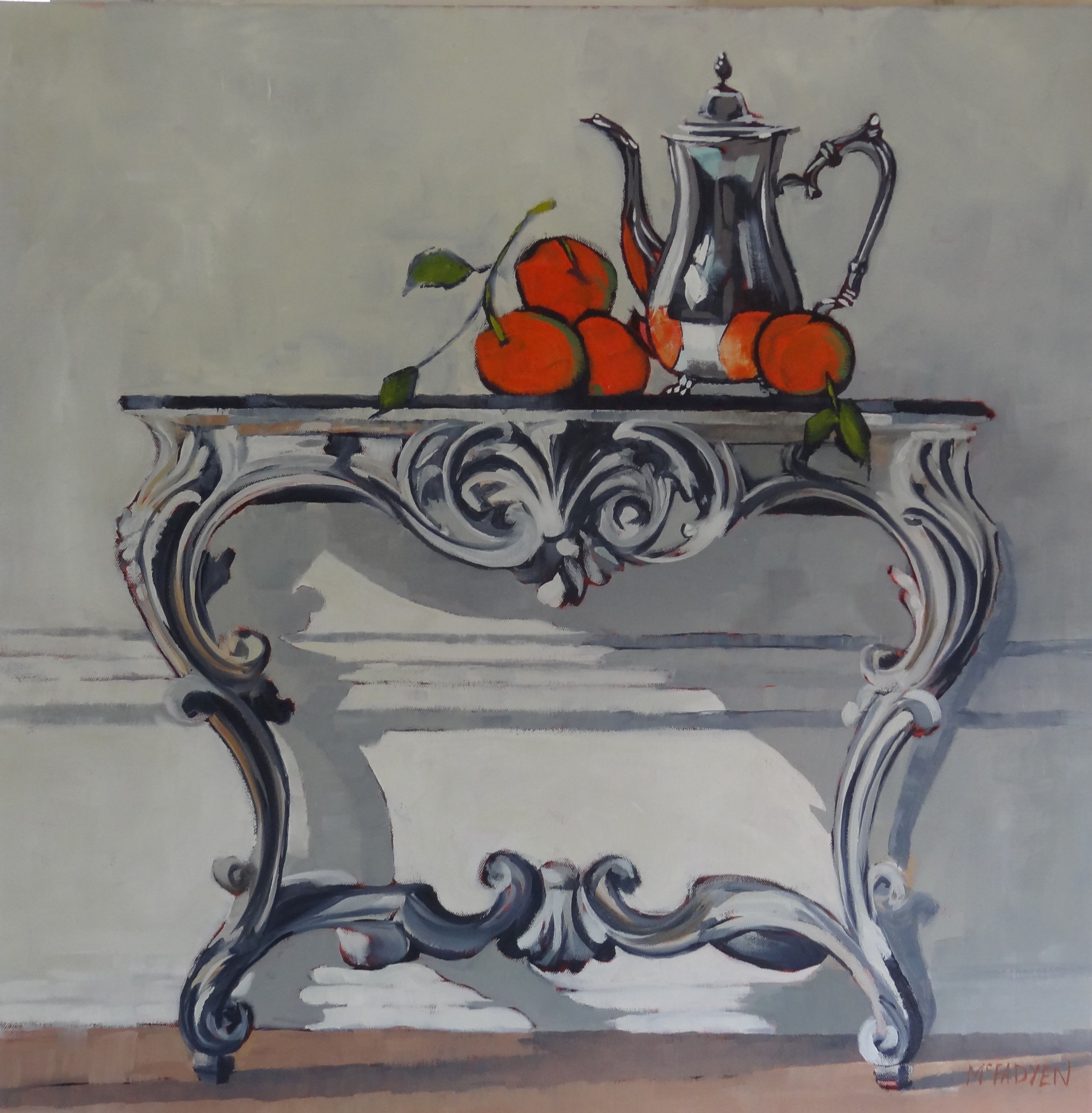 Coffee Pot with Oranges LEXMUTT091