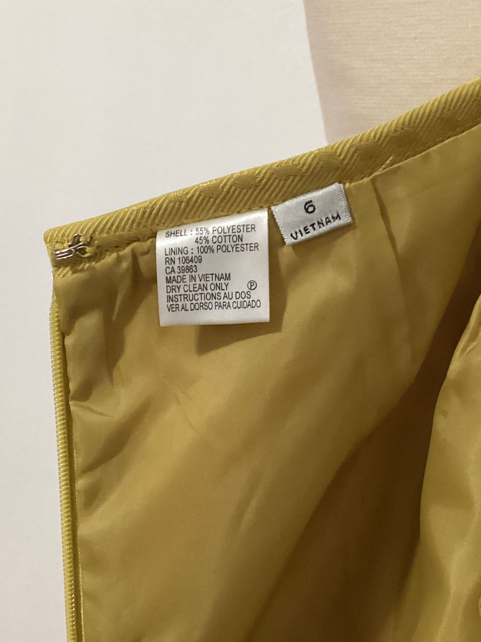 Thumbnail: 90's Tahari Arthurt S. Levine Yellow Jacket and Skirt Set