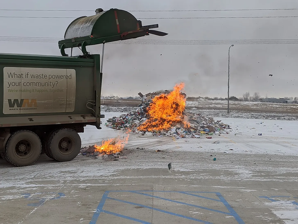 garbage fire