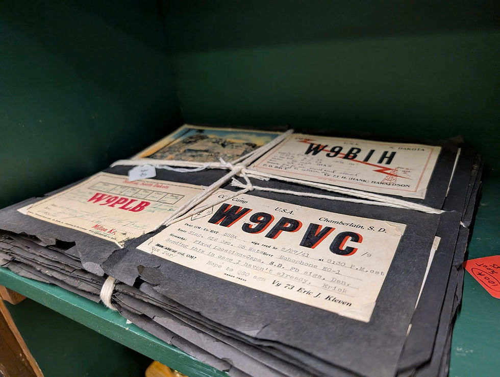 Scrapbook of ham radio communications
