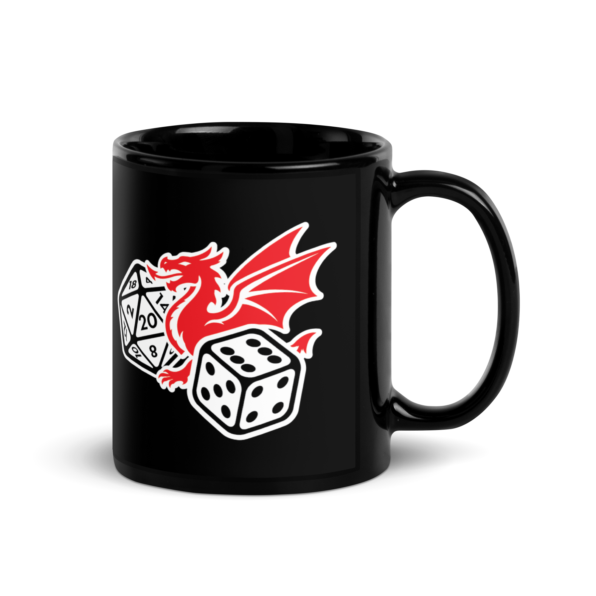 Black Glossy Mug