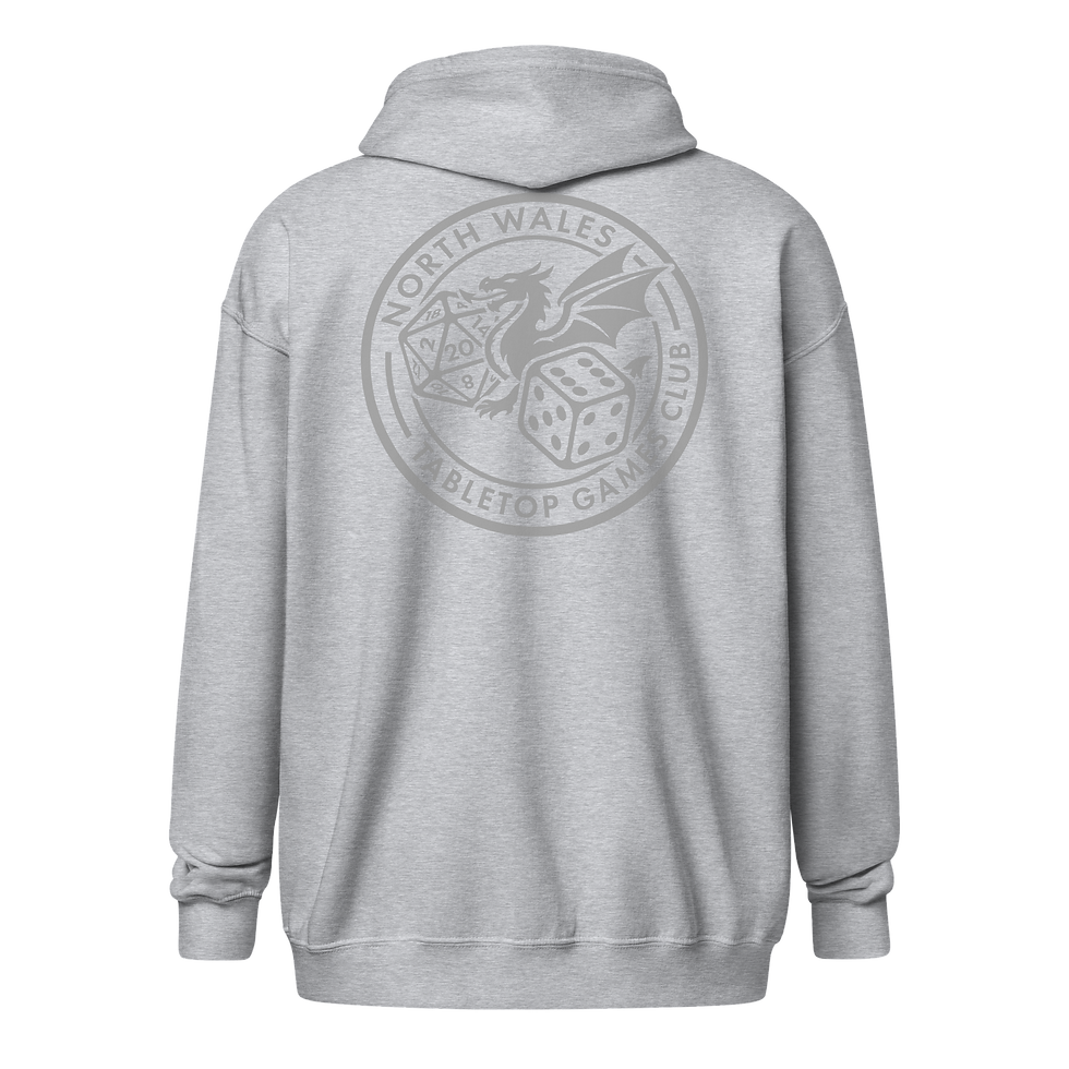Thumbnail: Unisex zip hoodie - Back print