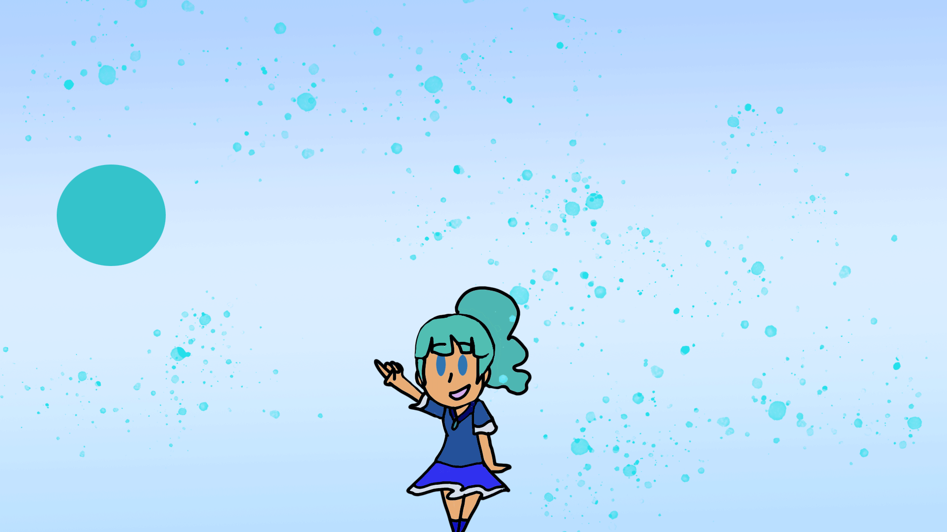 bubble girl gif