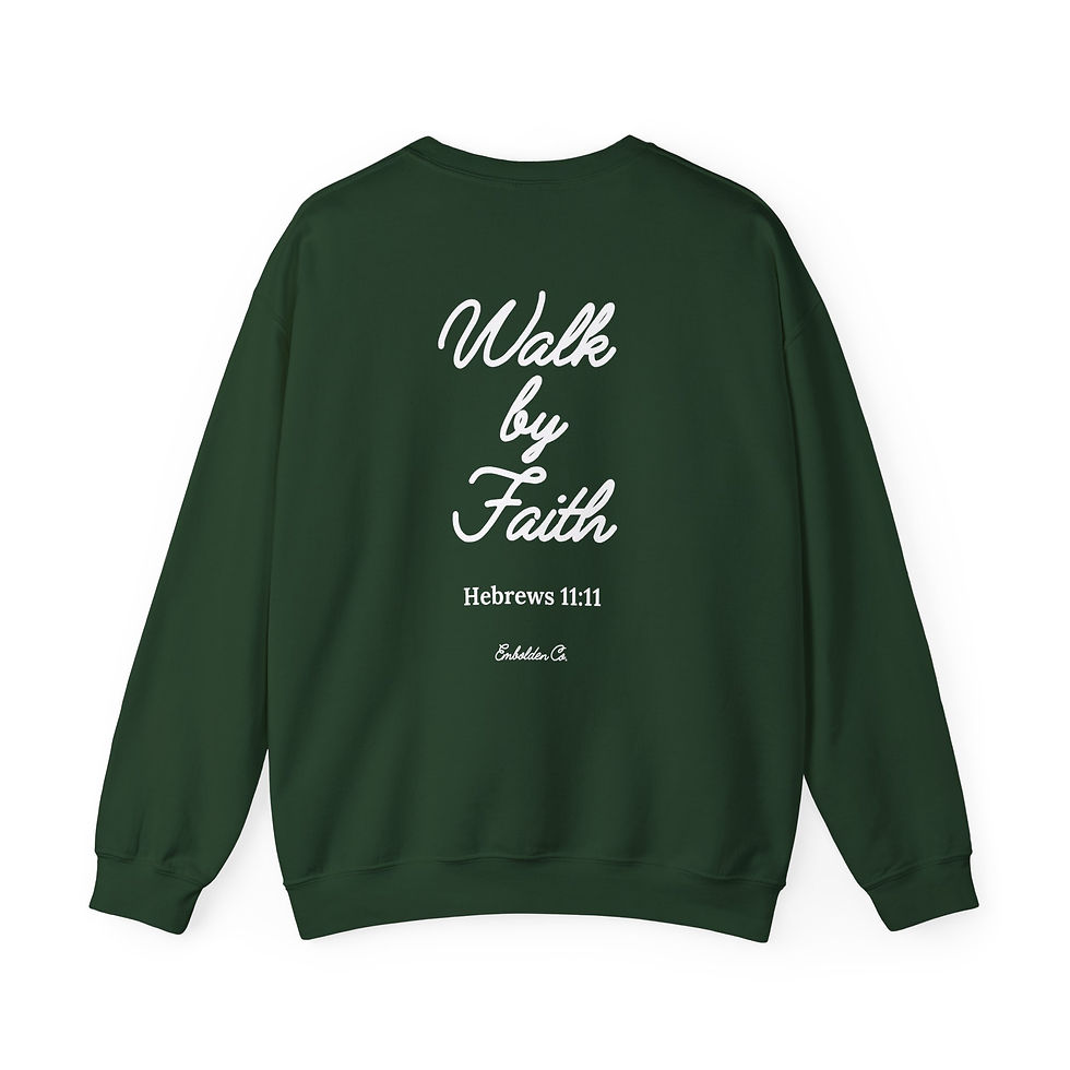 Thumbnail: 11:11 Walk by Faith |  Crewneck for the girls