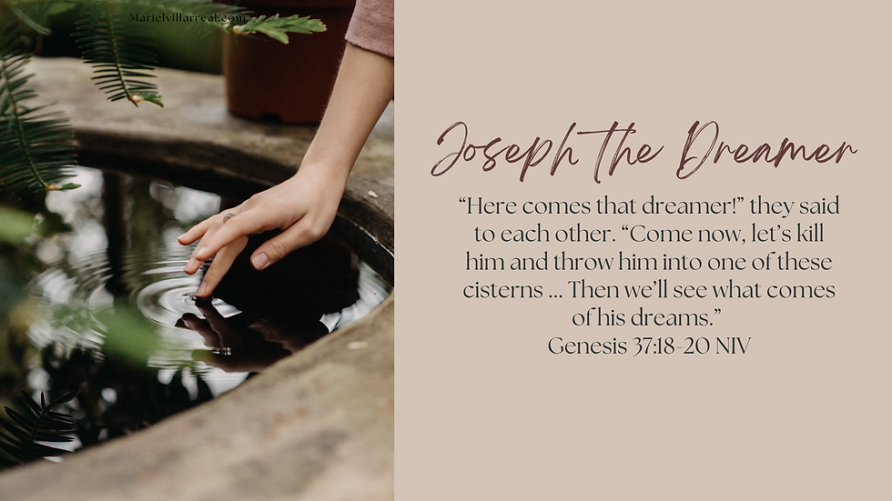 prophetic message on Joseph by MARIEL VILLARREAL