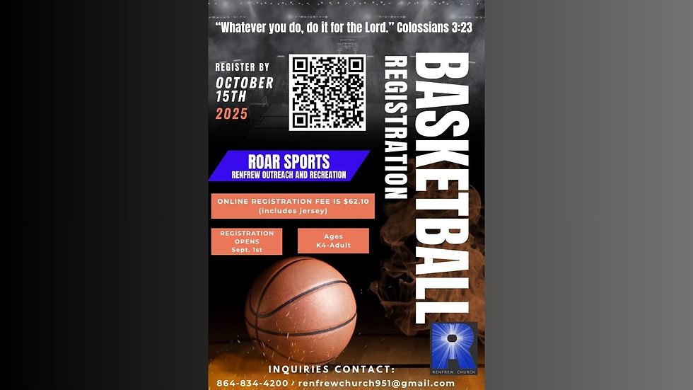 ROAR SPORTS BASKETBALL SIGNUPS