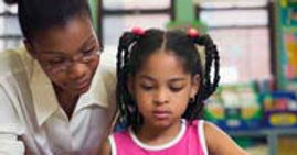 therapist and child