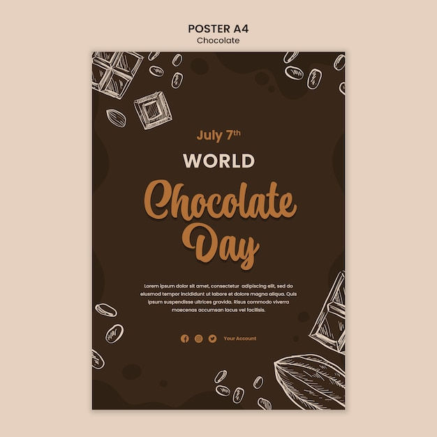 Thumbnail: Chocolate Day - PSD Templates