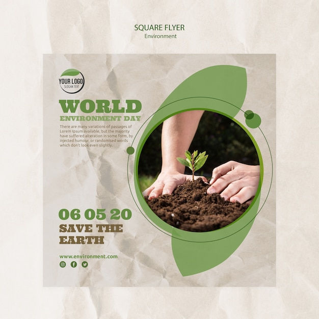 Thumbnail: Environment Day - PSD Templates