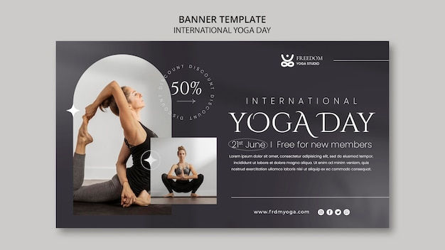Thumbnail: Yoga & Reiki - International Yoga Day - PSD Templates