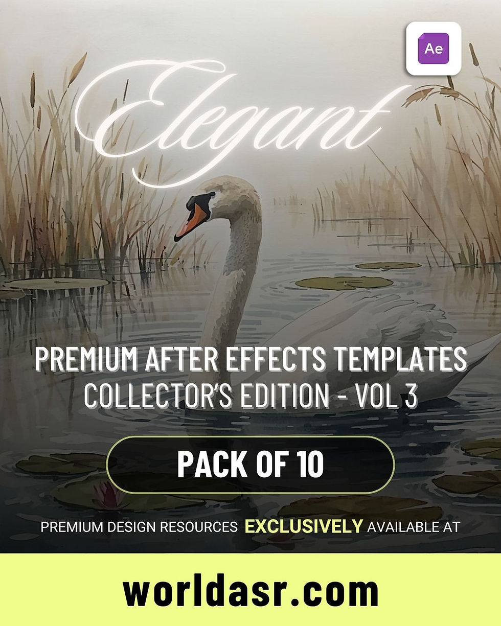 Collector's Edition - Premium After Effects Templates