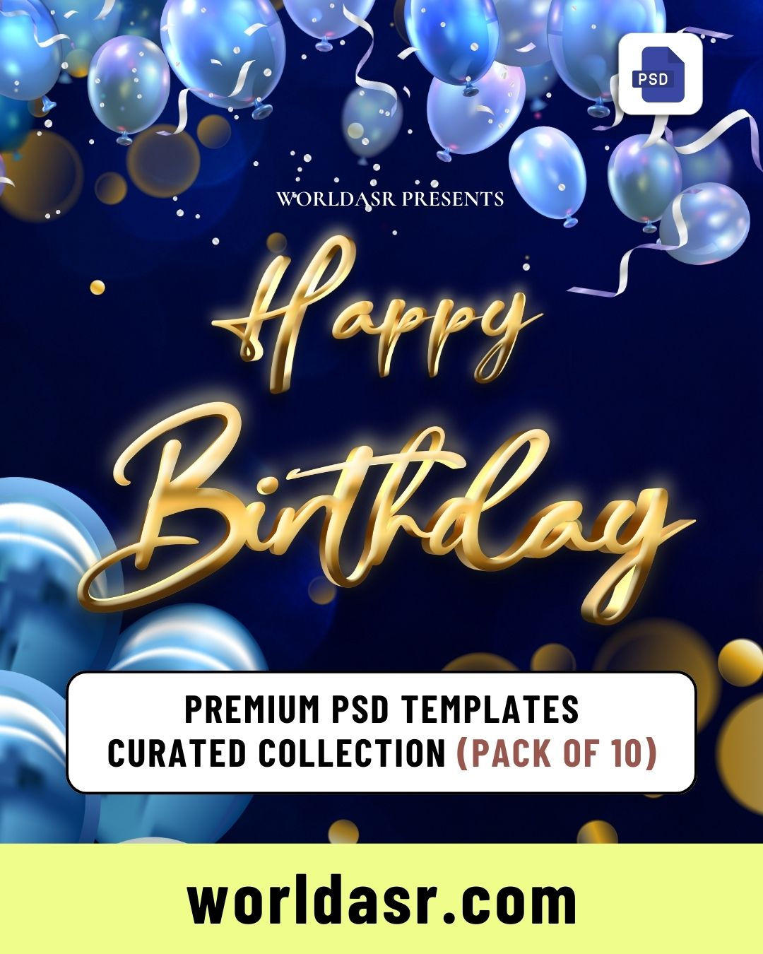 Happy Birthday - PSD Templates