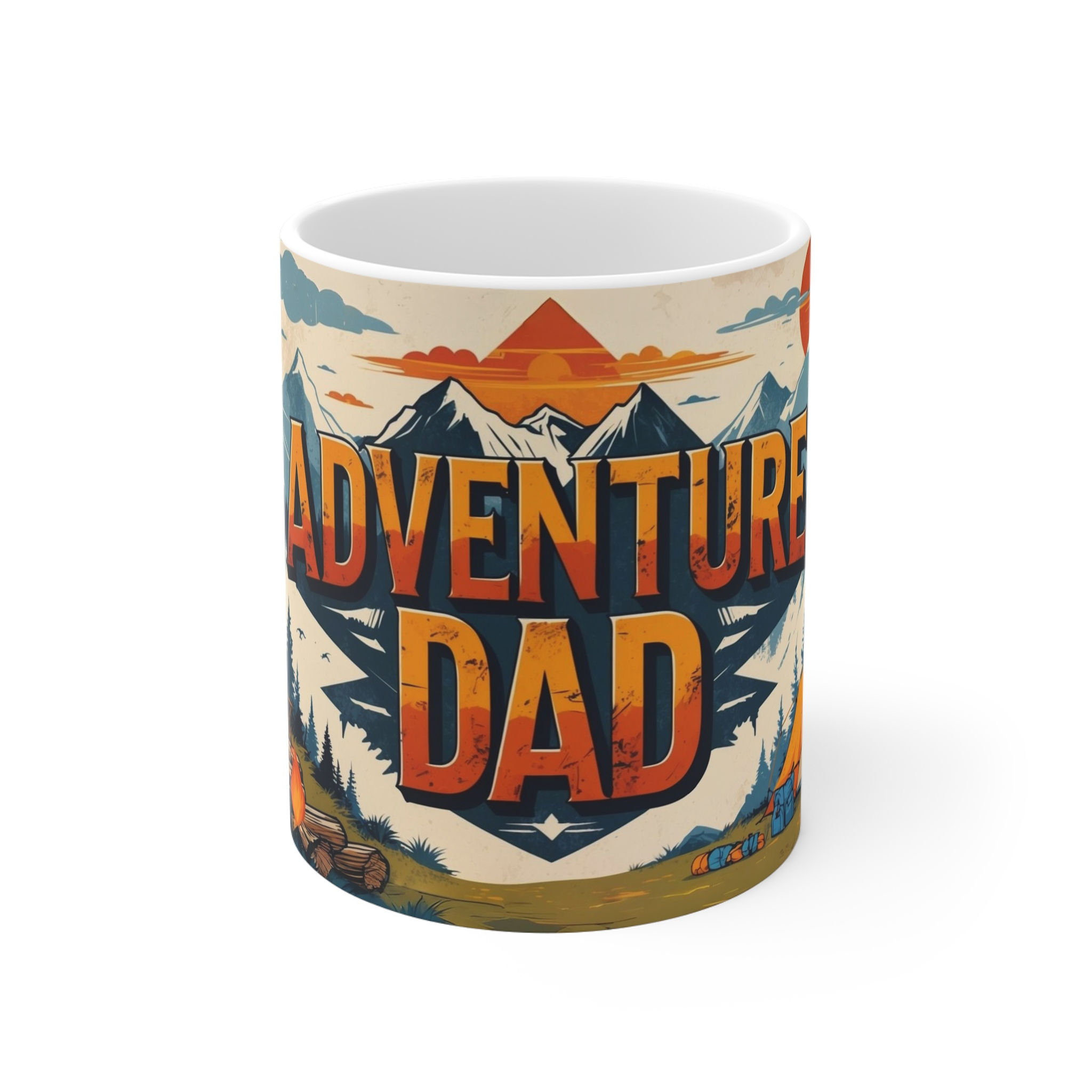 Adventure Dad: Camp Edition Ceramic Mug - Father's Day Special