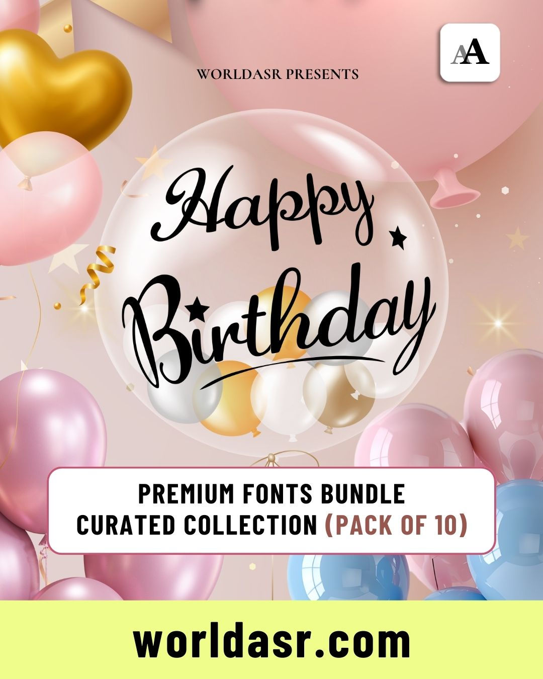 Happy Birthday - Fonts