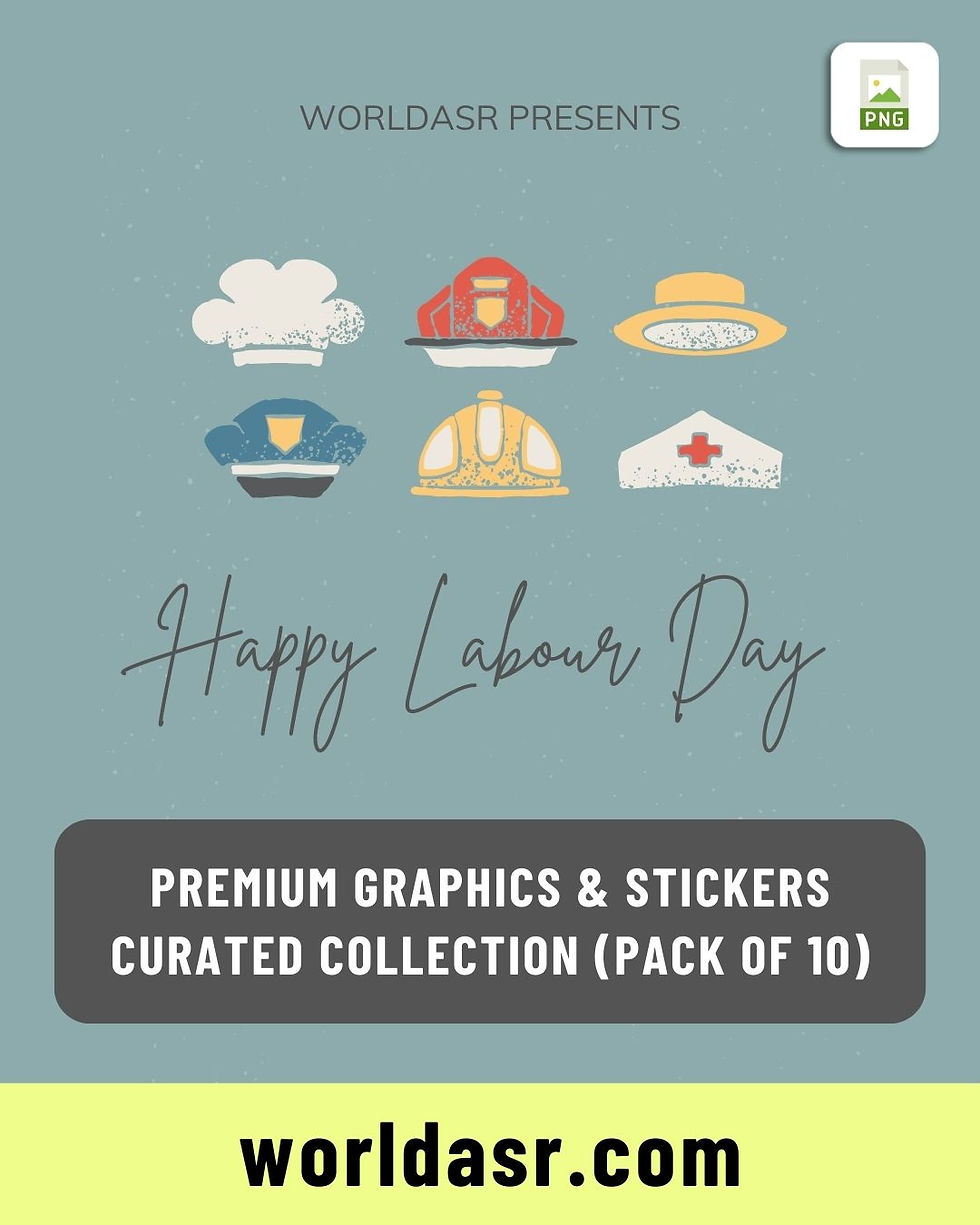 Labor Day Premium Graphics & Stickers