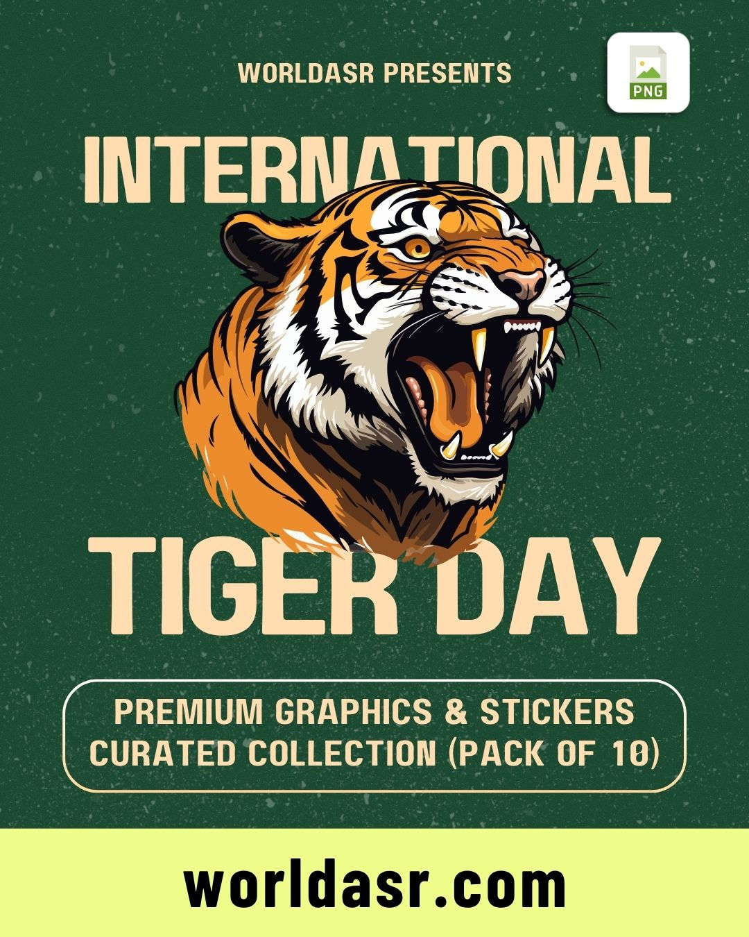 International Tiger Day - Graphics & Stickers