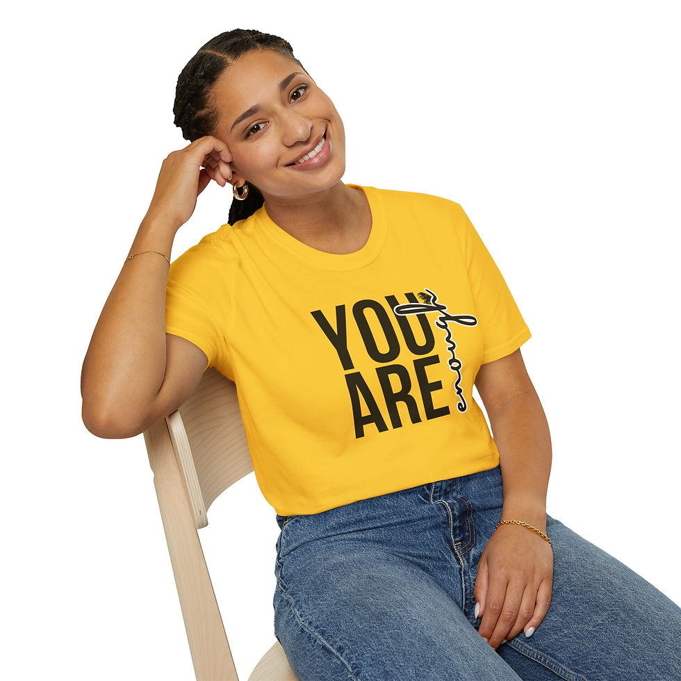 Thumbnail: You Are Enough - Valentine's Day Unisex Softstyle T-Shirt