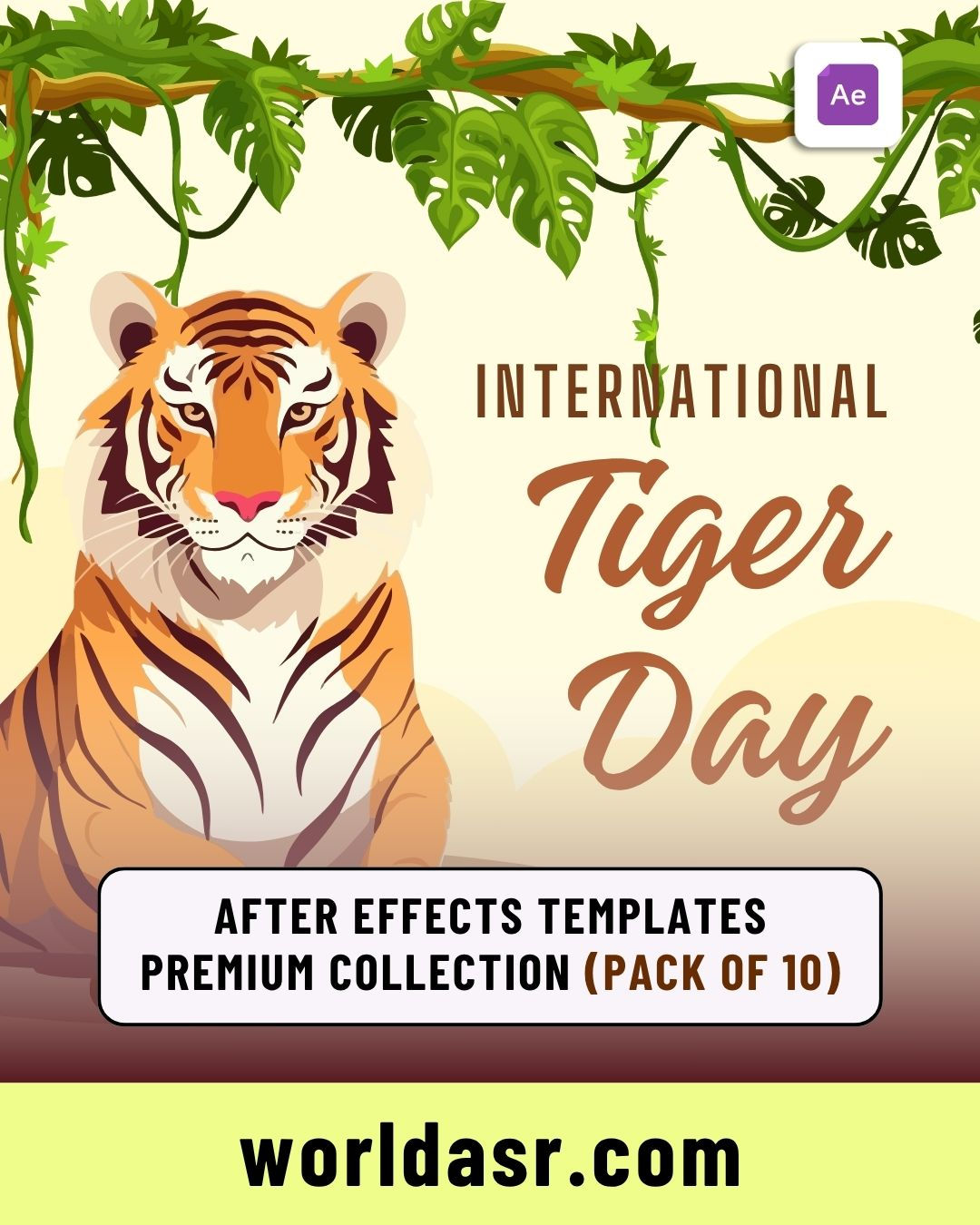 International Tiger Day - After Effects Templates