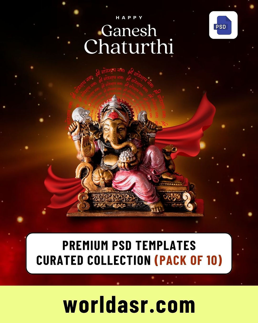 Ganesh Chaturthi - PSD Templates