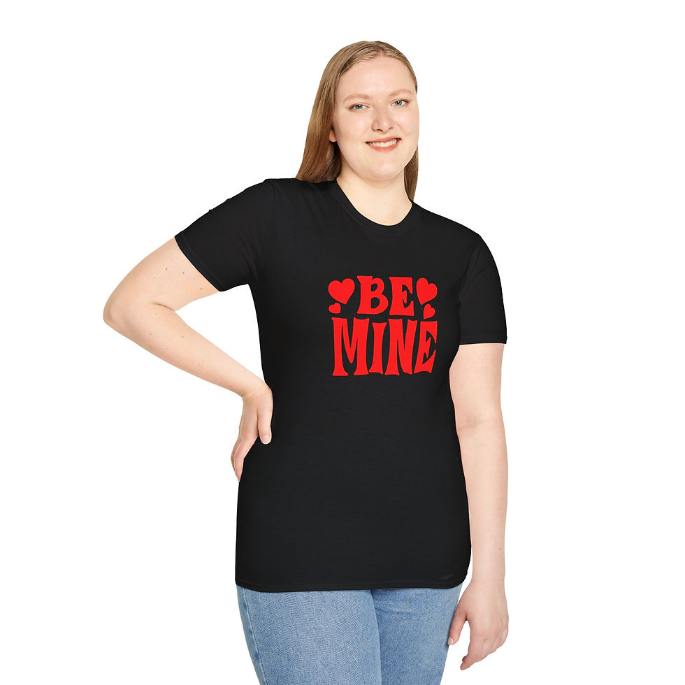 Thumbnail: Be Mine - Valentine's Day Unisex Softstyle T-Shirt