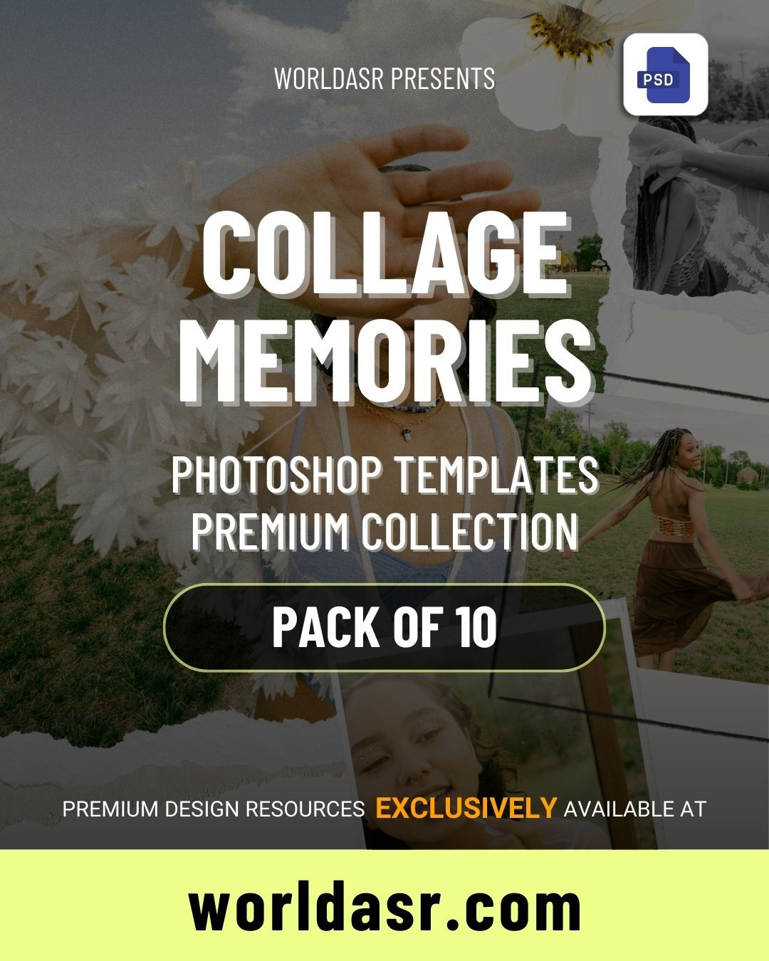 Collage Memories - PSD Templates