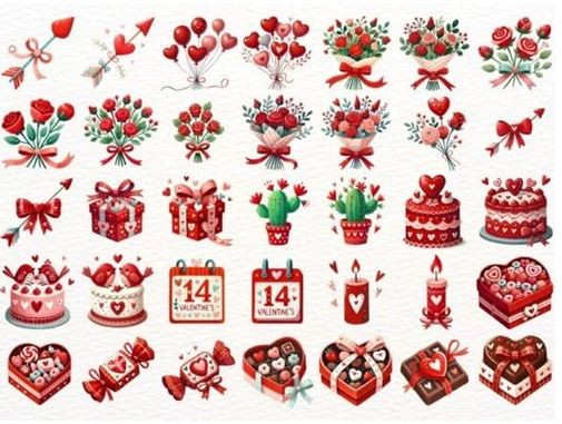 Valentine's Day PNG & Cliparts