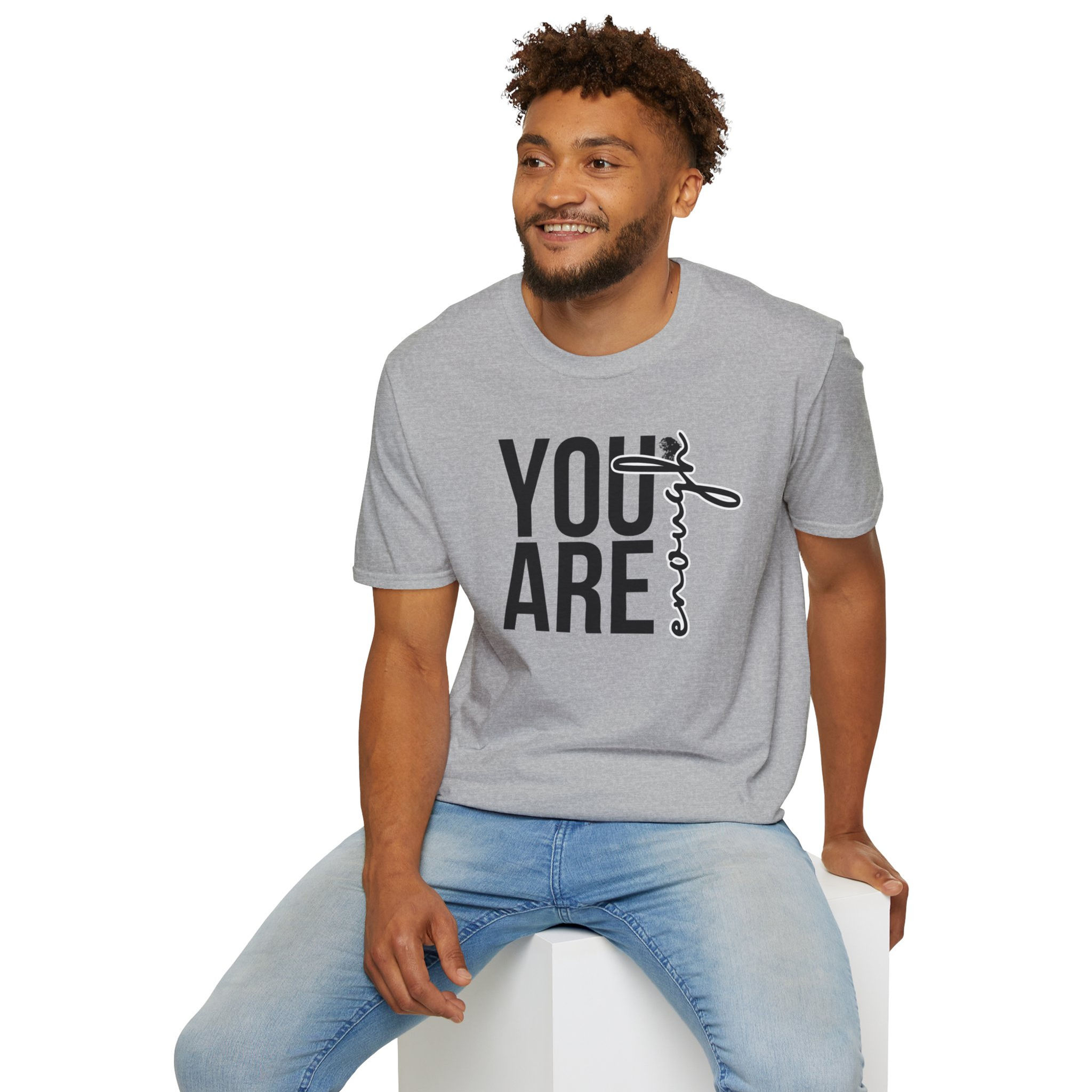 You Are Enough - Valentine's Day Unisex Softstyle T-Shirt
